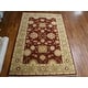 preview thumbnail 106 of 141, SAFAVIEH Handmade Anatolia Madeline Traditional Hand-spun Wool Rug 6'  x  9' - Red/Sage - Runner