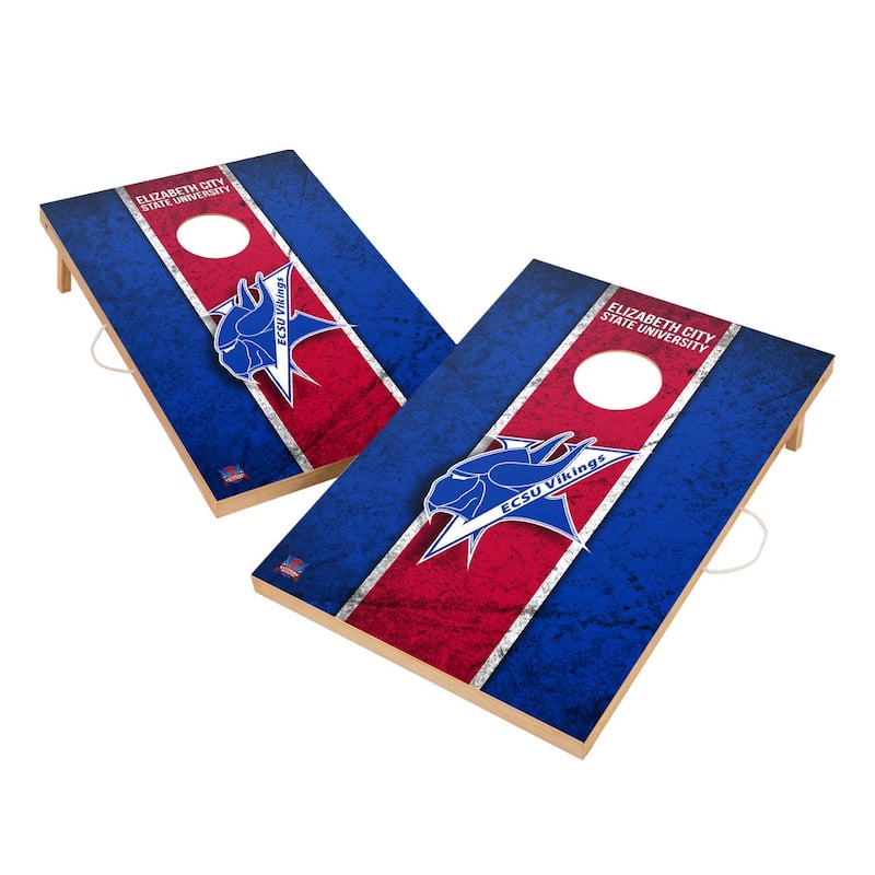Vintage Elizabeth City State Vikings Regulation 2x4 Cornhole Set