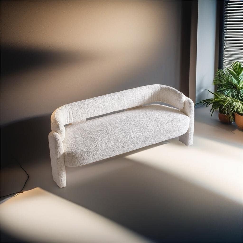 Boucle Upholstery Modern Sofa