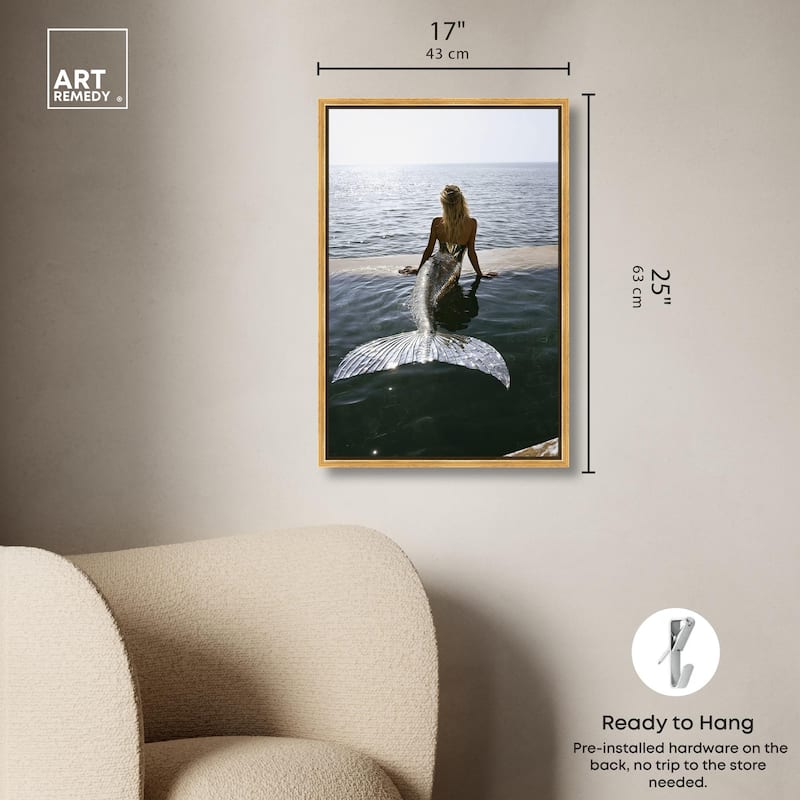 Mermaid Noon Canvas by Art Remedy