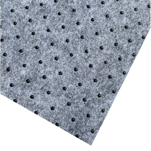 Thick Grey Nonslip Noisereducing Rug Pad for Hardwood Floors On