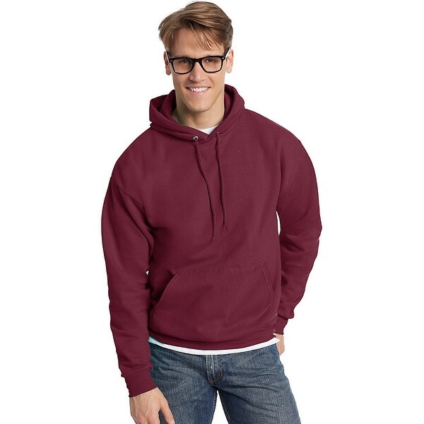 hanes maroon hoodie