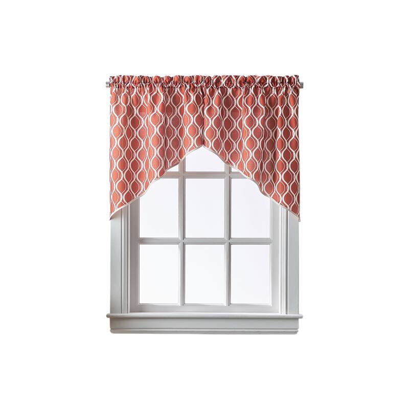 Curtainworks Morocco Swag, Valance, and Tier Pair Curtain Collection