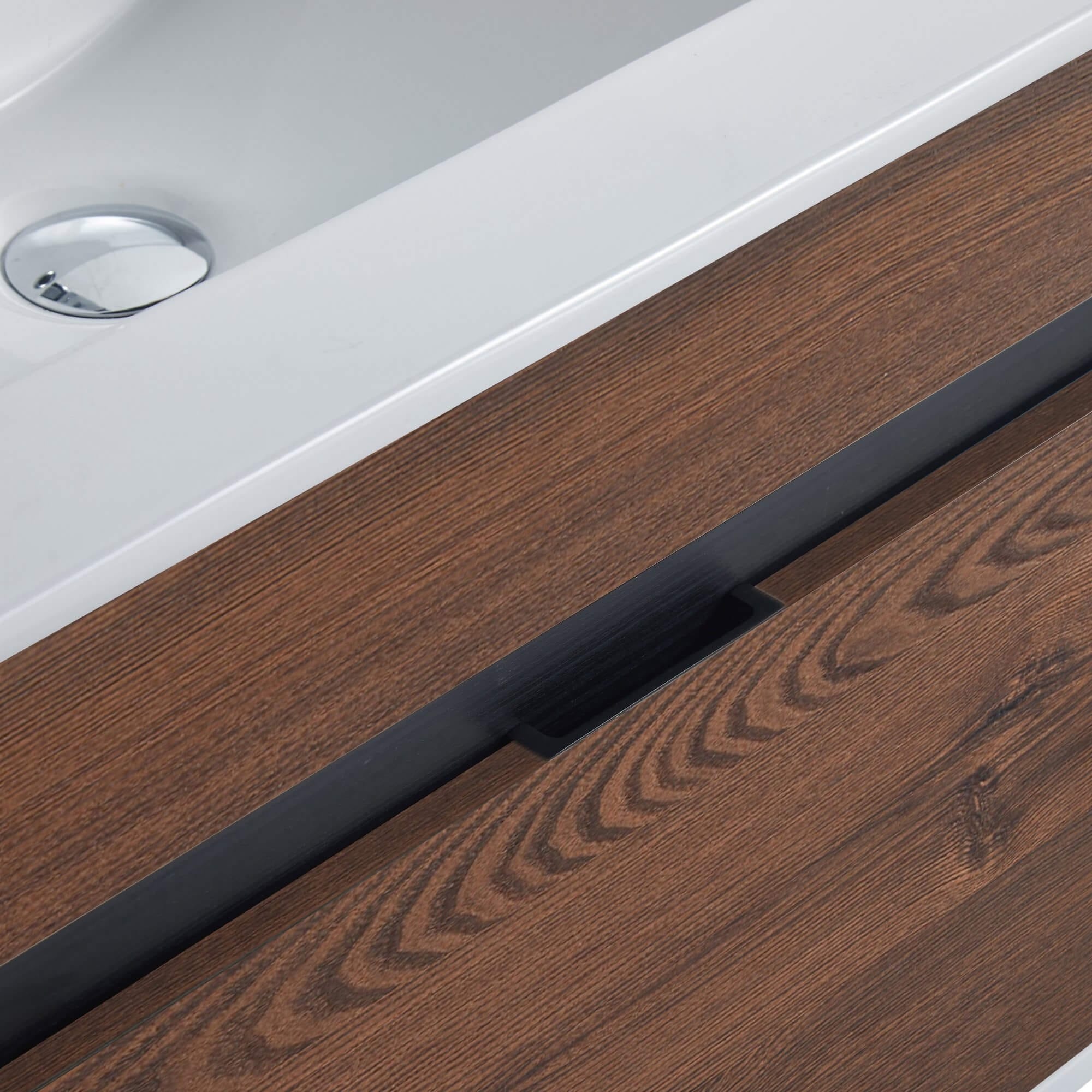 Fine Fixtures - Wall Mount Bathroom Vanity And Sink, Knob - Picture 8 of 29
