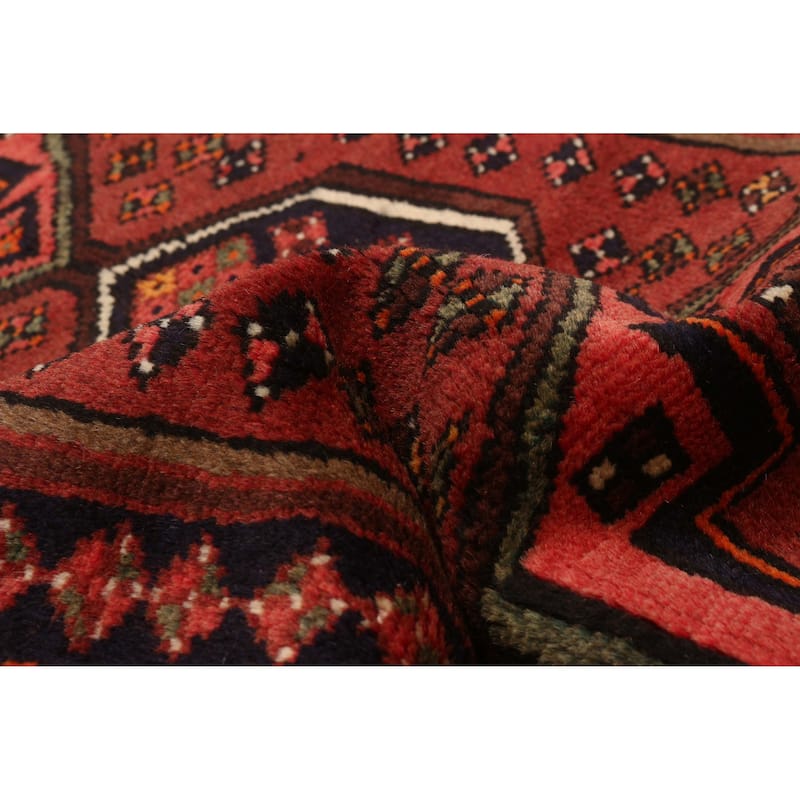 ECARPETGALLERY Hand-knotted Andelz Red Wool Rug - 3'2 x 4'11