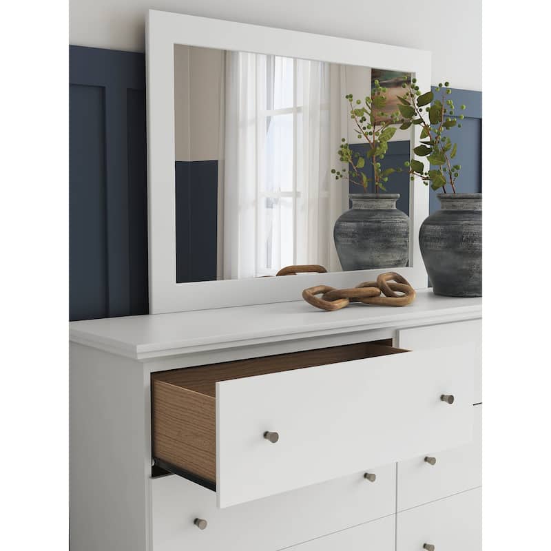 Signature Design by Ashley Bostwick Shoals White Dresser and Mirror