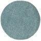 preview thumbnail 79 of 140, SAFAVIEH August Shag Solid 1.2-inch Thick Area Rug 11' Round - Aqua