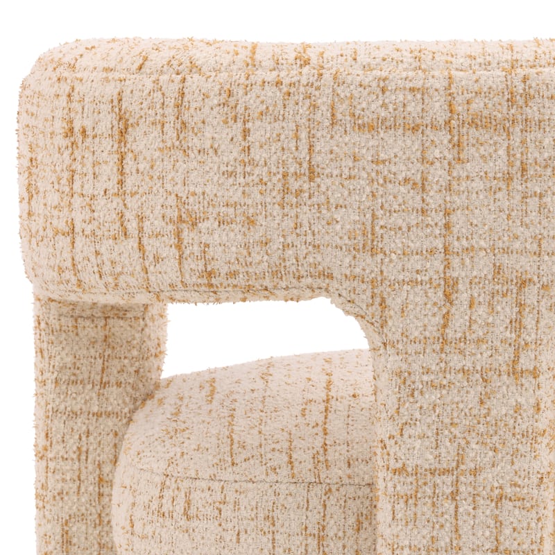 Bruno Upholstered Occasional Chair, Ginger