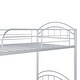 preview thumbnail 5 of 5, Twin over Twin Metal Bunk Bed with High Safety Guardrails, Divided into 2 Beds