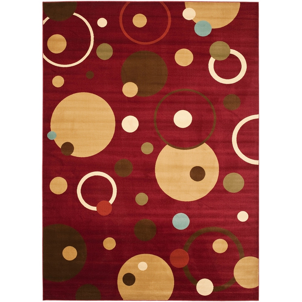 SAFAVIEH Porcello Jonila Modern Painterly Geometric Pattern Area Rug
