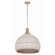 preview thumbnail 10 of 9, Crystorama Lighting Group ZAN-9005 Zanzibar 5 Light 21" Wide Pendant