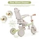 preview thumbnail 23 of 69, ‌7-in-1 Versatile Baby Trike: Easily Foldable, Parent Handle Adjusts,Detachable Pedals, Canopy & Guardrail (12-72 Months)