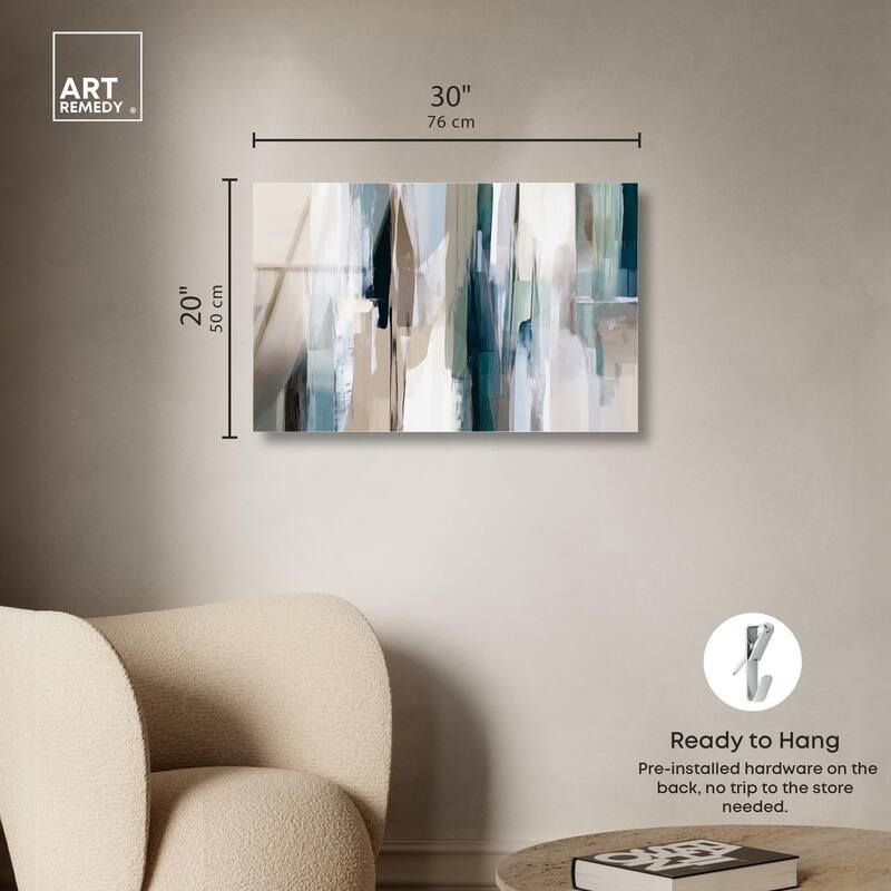 Color Columns Acrylic by Art Remedy, Ready to Hang