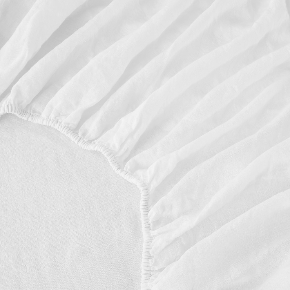 Belgian Linen Collection Sheet Set (3 Color - Blue/ Natural/ White)