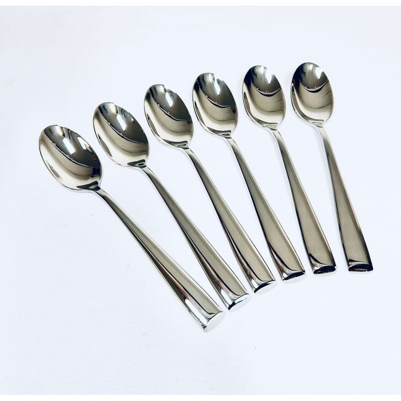 Red Vanilla Angle Soup Spoons Set / 12