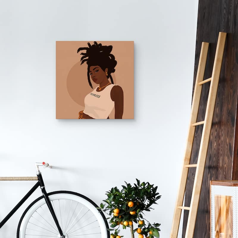 Fearless by Princella Canvas Art Print