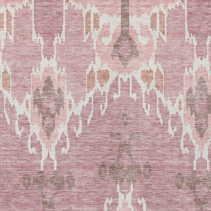 HomeRoots Ikat Transitional Rectangle Outdoor Rug