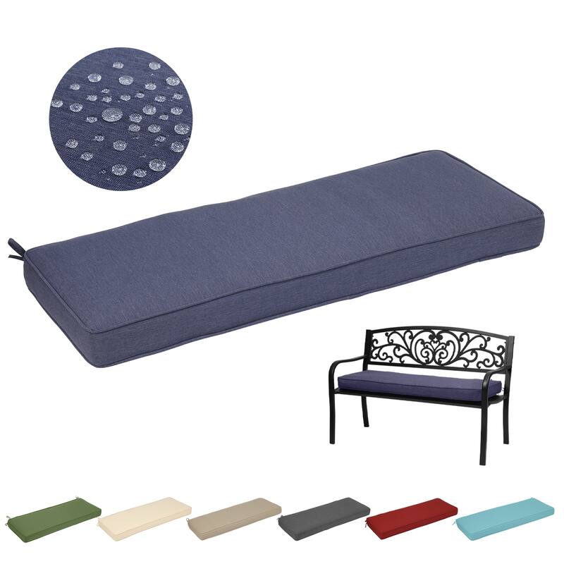 Aoodor Outdoor Solid Bench Cushion - 46"L x 18"W