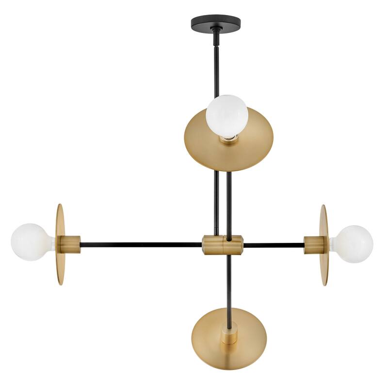 Lark 83885 Lulu 4 Light 36" Wide Sputnik Chandelier