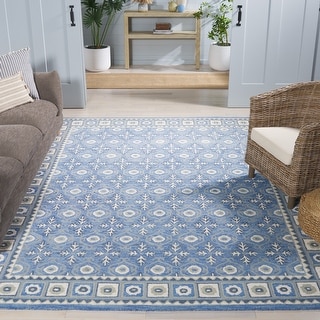 SAFAVIEH Handmade Ebony Greer Modern Wool Rug