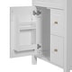 preview thumbnail 35 of 53, GDFStudio - Cielo 24" Bathroom Vanity with Ceramic Sink, 2 Soft Close Drawers, Door & Storage Racks
