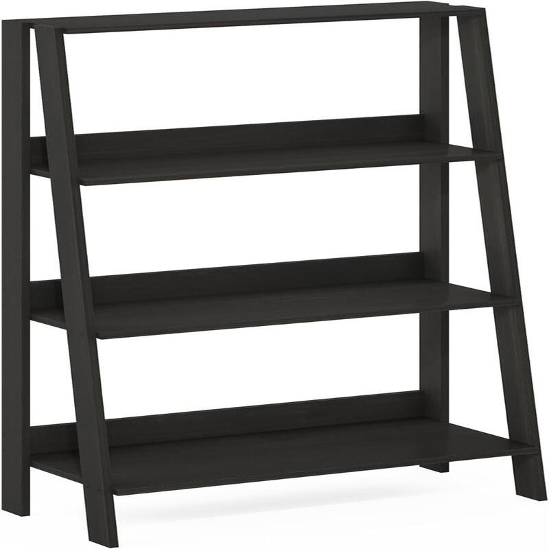 Ladder Bookcase Display Shelf - 10.87"D x 23.62"W x 38.43"H