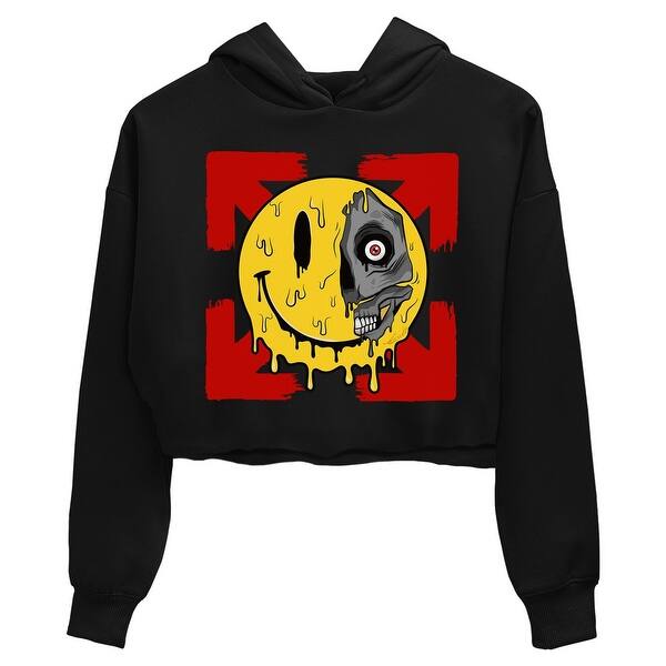 Dead Inside Crop Hoodie Jordan 5 X Off White Sail Sneaker Top Overstock
