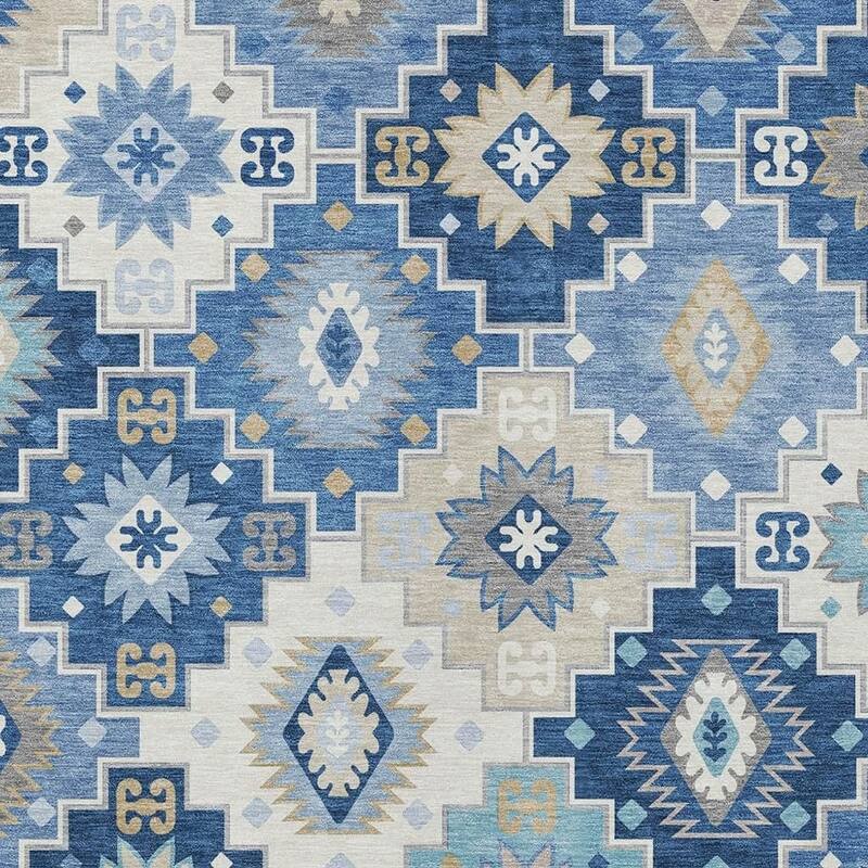 HomeRoots Southwestern Transitional Rectangle Outdoor Rug