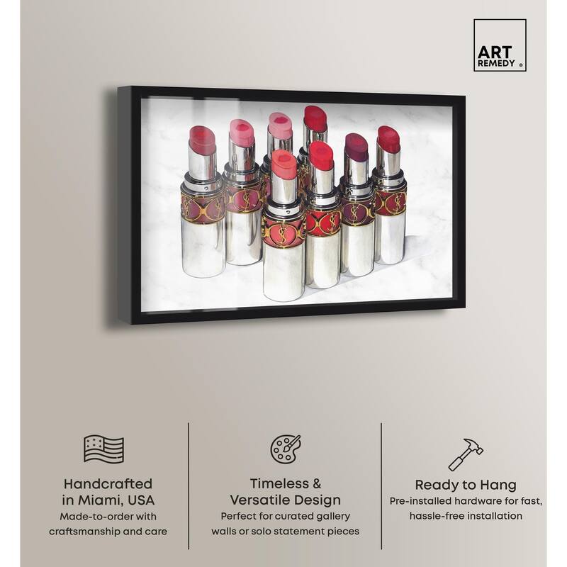 Doll Memories - Lipsticks 22 Shadowbox by Art Remedy
