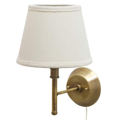 House of Troy Greensboro 1 Light Wall Sconce with Round Backplate