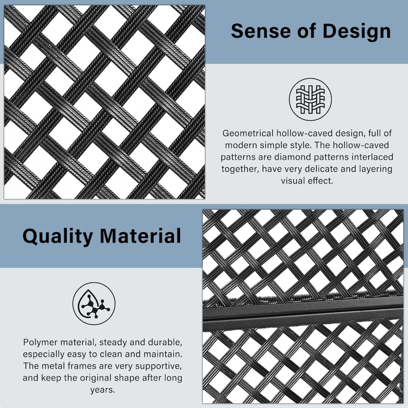 2Set Patio Outdoor Privacy Metal Screens and Panels