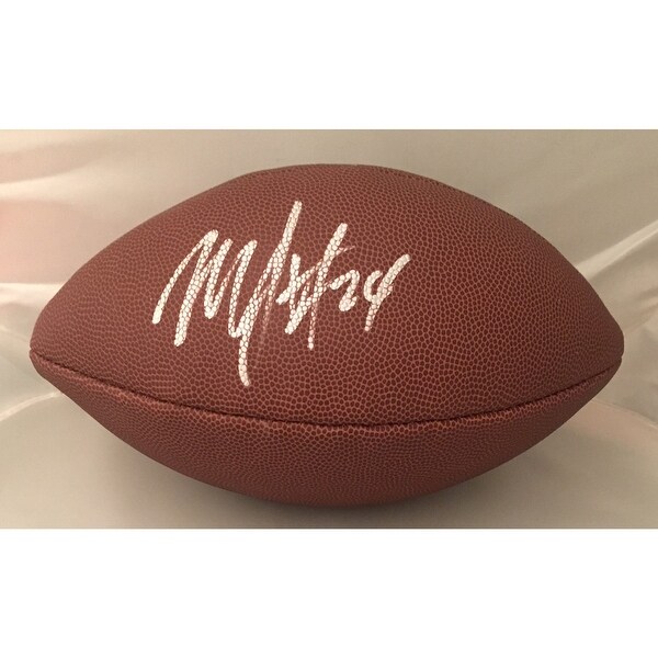 autographed football