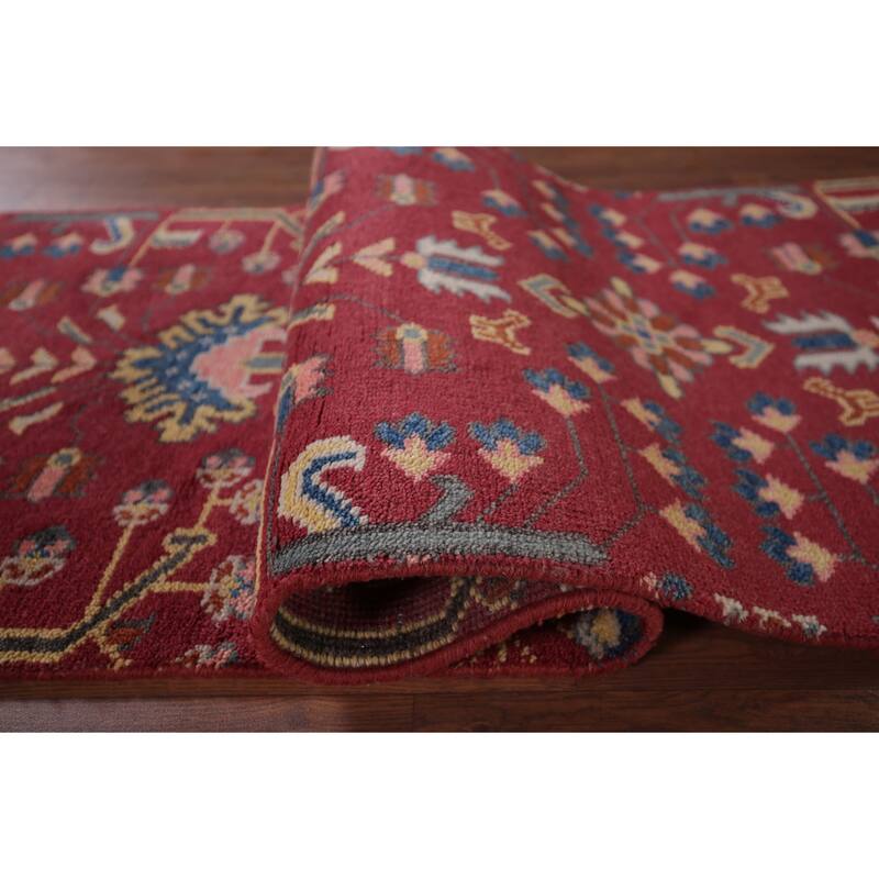 Tribal Kazak Indian Runner Rug Handmade Wool Carpet - 2'6"x 9'9"