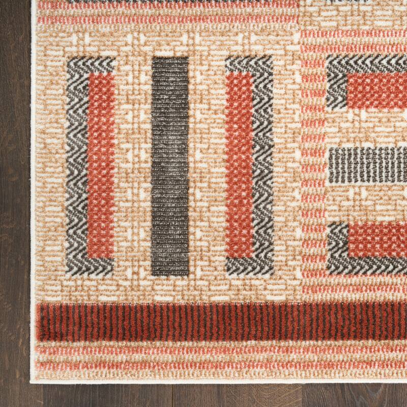 Nourison Nordic Indoor only Abstract Area Rug