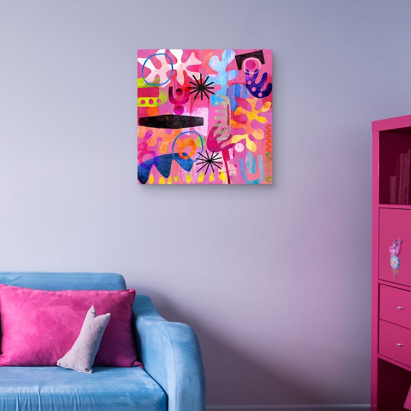 Accra Pink by Nikki Chu Canvas Art Print