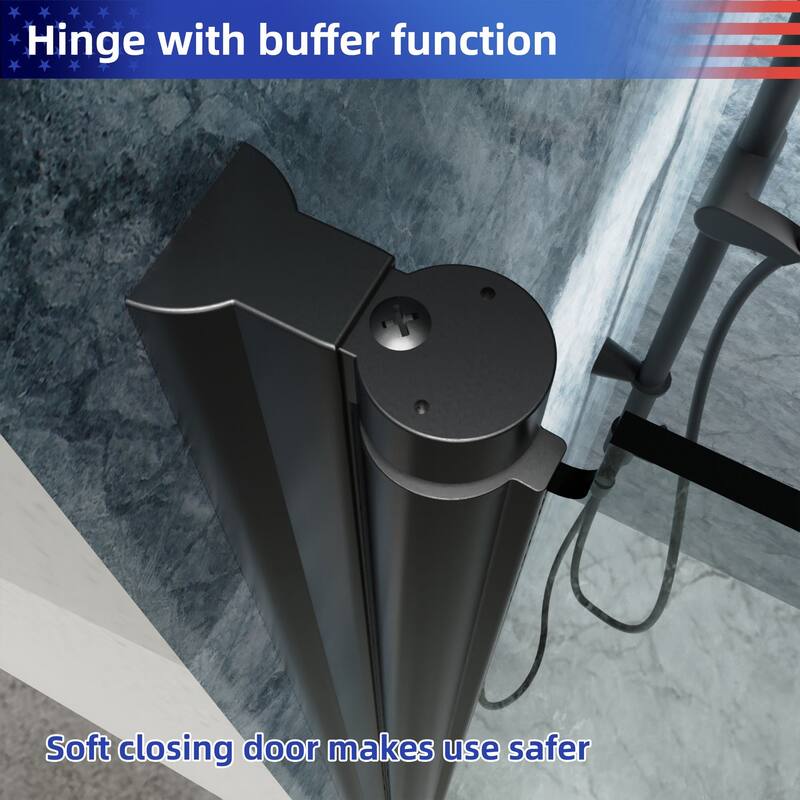Semi-Frameless Bi-Fold Shower Doors
