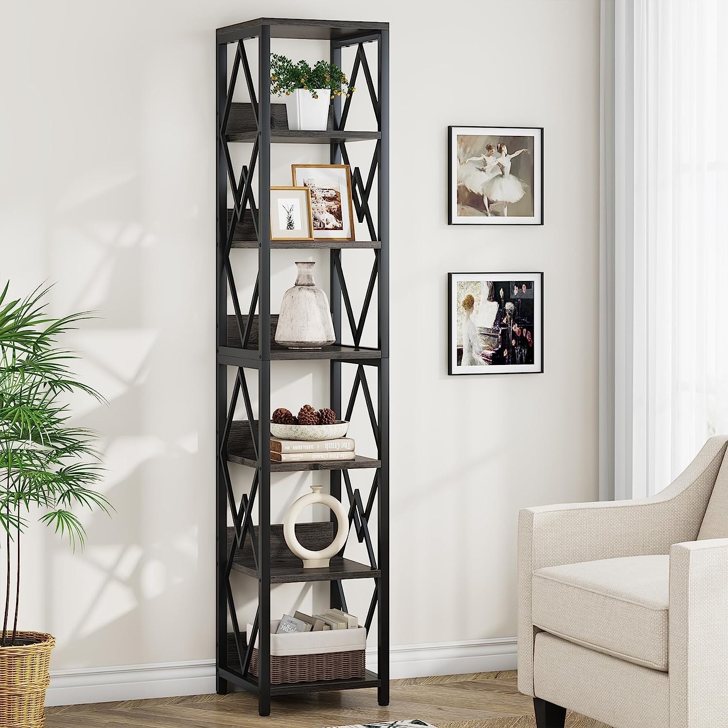 https://ak1.ostkcdn.com/images/products/is/images/direct/267eb728ae83c497913a2e3f8c39e7c093c5d70c/75-Inches-Tall-Narrow-Bookcase-with-Heavy-Duty-Metal-Frame.jpg