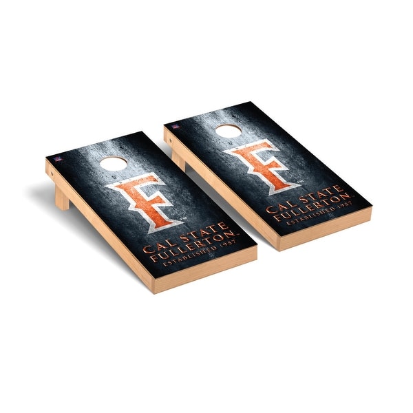 slide 2 of 5, Cal State Fullerton Titans Museum Cornhole Board Set