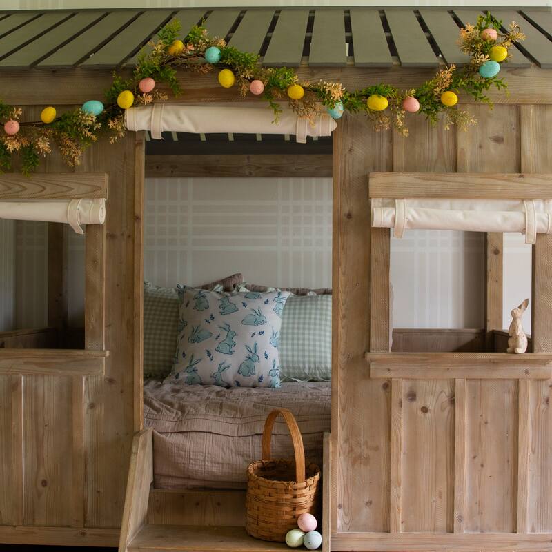 6-ft Artificial Easter Egg Garland