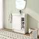 preview thumbnail 28 of 26, Jentoria 28" Bathroom Vanity with Sink, Mini FreeStanding Bathroom Vanity with Soft Close Door and Adjustable shelf