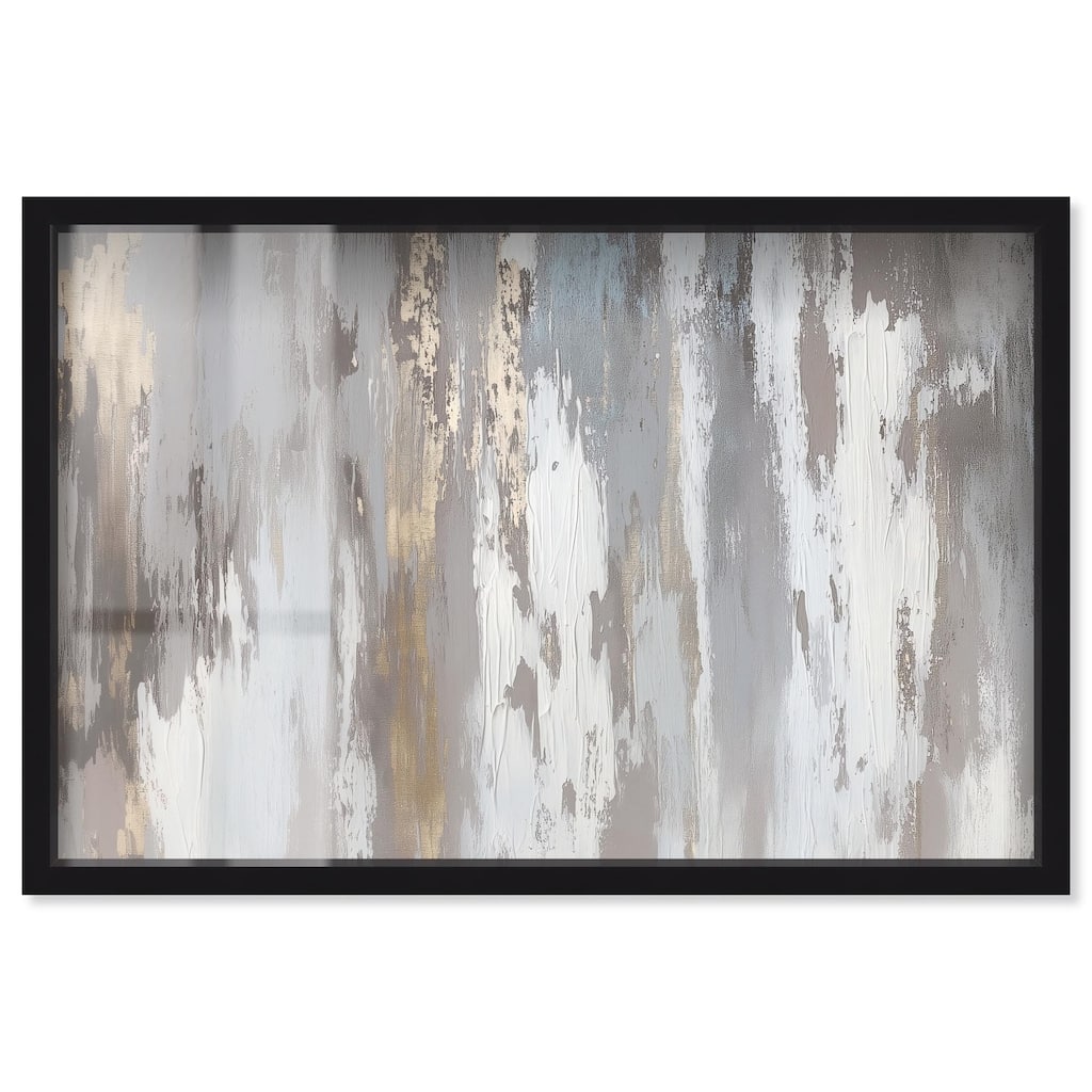 Flooding Gold I Shadowbox by Art Remedy