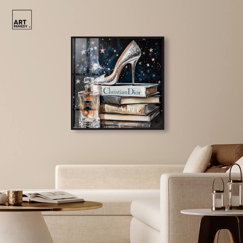 Sparkling Stars Heel Shadowbox by Art Remedy