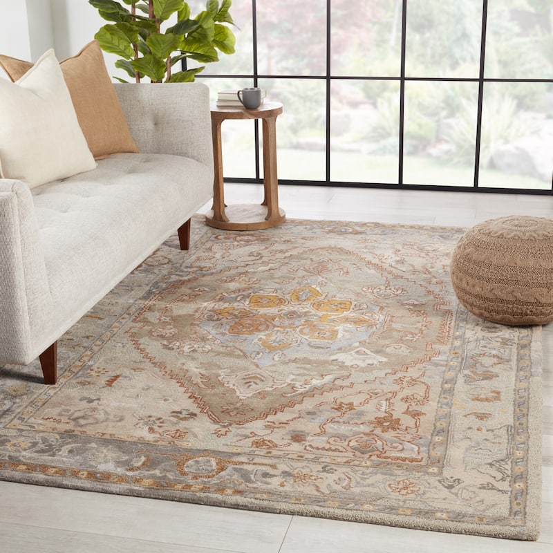 Dalim Handmade Medallion Area Rug