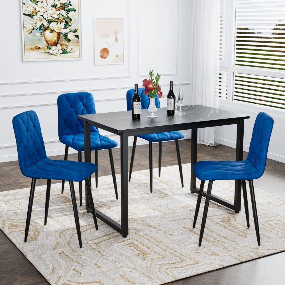 4 Modern Kitchen Dining Chairs – Comfortable & Stylish Set-image