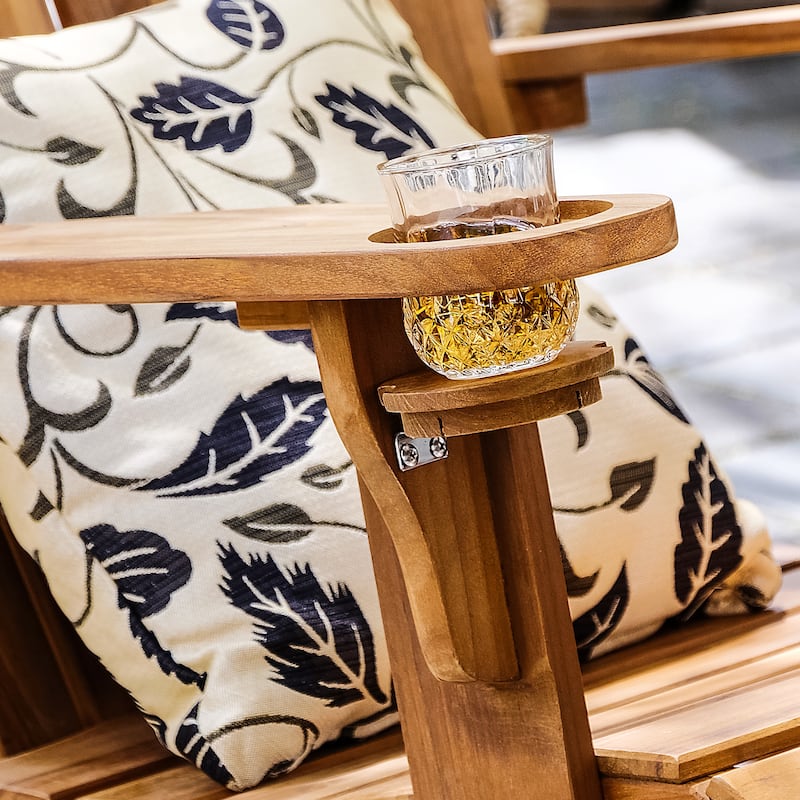 Cambridge Casual Sherwood Set of 3 Teak Adirondack Chat Set