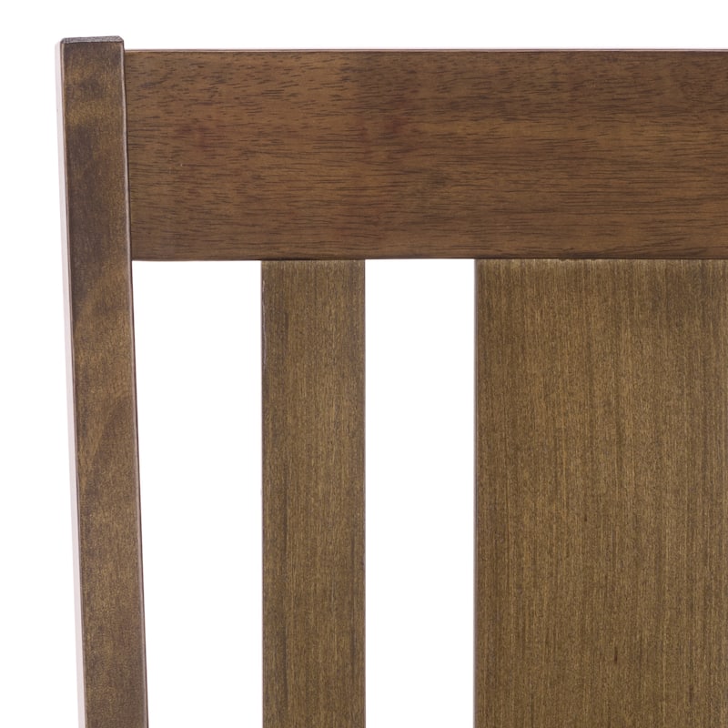 SAFAVIEH Home Roswitha Slat Back Side Chair - 18"W x 22"D x 39"H