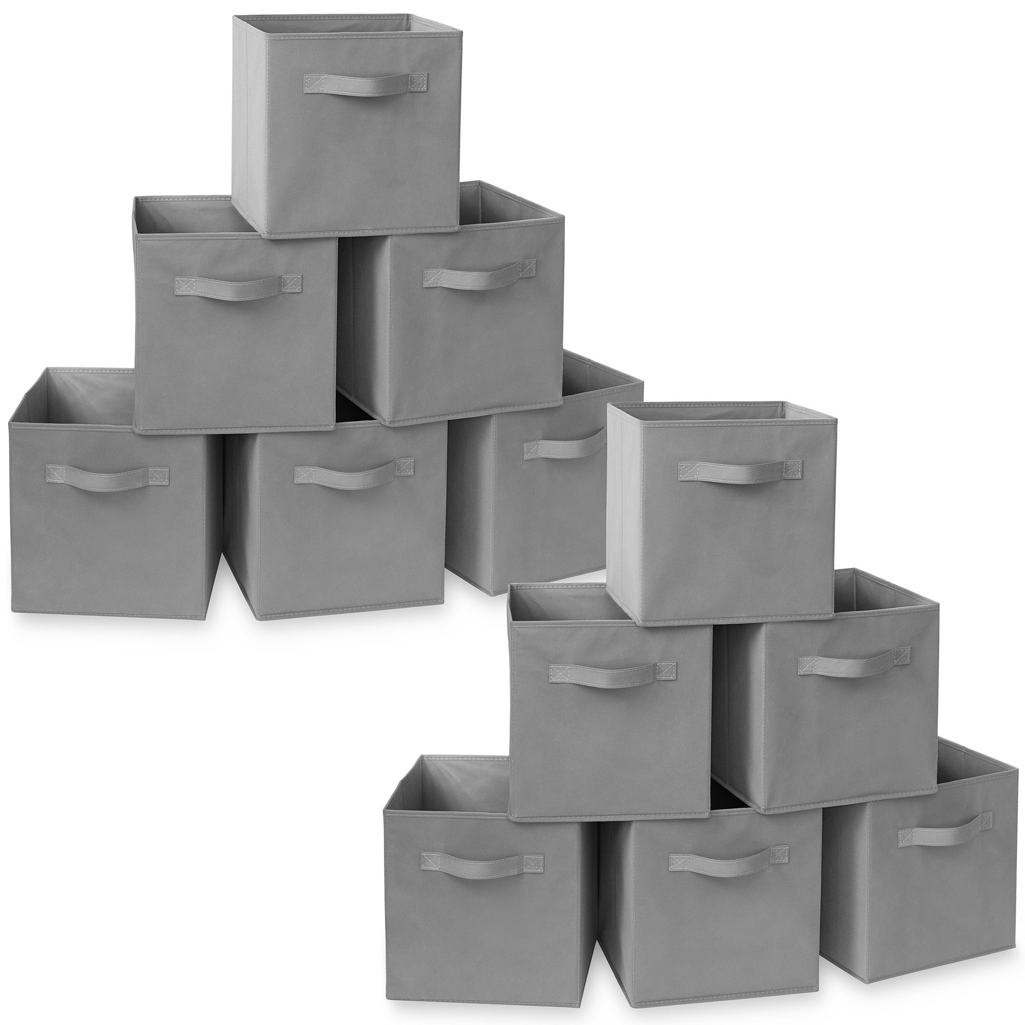 (Set of 12) Collapsible Fabric Cubes, 11