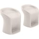preview thumbnail 1 of 10, Ledge Lounger In Pool Barstools, Outdoor Patio, 22" Height - Set of 2 Cloud