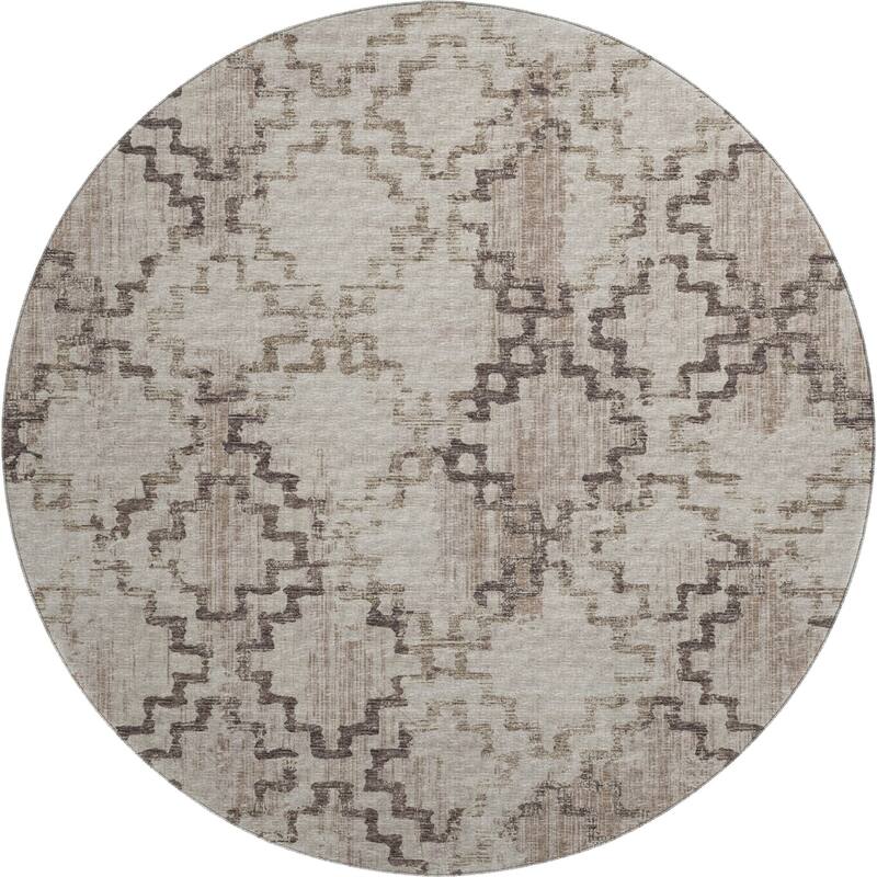 Premium Washable Super Soft Modern Trellis Mayfield Rug