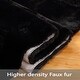 preview thumbnail 3 of 10, GlowSol Faux Sheepskin Wool Area Rug, Bunny Hair Chair Cover Seat Pad Fuzzy Thick Area Rug Carpet Mat for Bedroom Floor Sofa